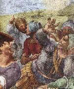 Michelangelo Buonarroti The Conversion of Saul oil painting